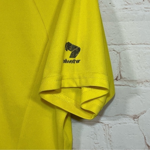 Bellwether Cycling Jersey Mens Large Yellow Short Sleeve Back Pockets 1/4 Zip - Picture 8 of 8